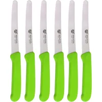 Gräwe Tafelmesser 6 Stück, Grün