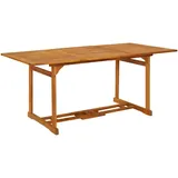 vidaXL Gartentisch 180 x 90 x 75 cm Braun