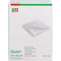 1001 Artikel Medical GAZIN Mullkomp.10x20 cm steril 8fach