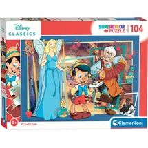 CLEMENTONI Disney Pinocchio 104 Teile (25749)