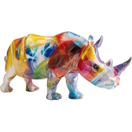 Kare Design Deko Figur Colored Rhino 17cm
