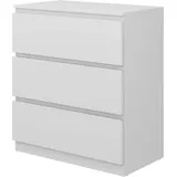 Vicco Kommode Calisto, 70 x 78.5 cm, mit 3 Schubfächer, Highboard, Schrank