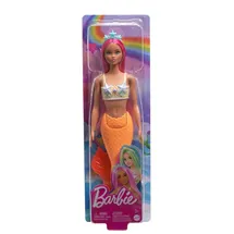 Barbie Meerjungfrau-Puppe mit pinkem Haar (HRR05)
