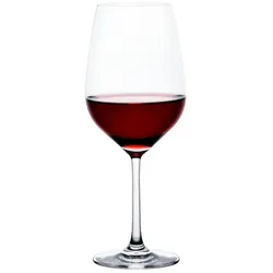 6er Set BOHEMIA Cristal Bordeauxglas Grand Gourmet 630 ml Kristall, Kristalloptik Transparent Klar