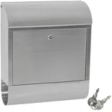 Tectake tectake® Briefkasten Edelstahl (400499)