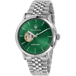 Maserati R8823118010 Herrenuhr Automatik Epoca Stahl/Grün
