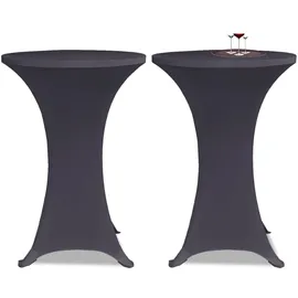 deluke Stehtischhusse AMAU Anthrazit Ø 60 cm 4er Set