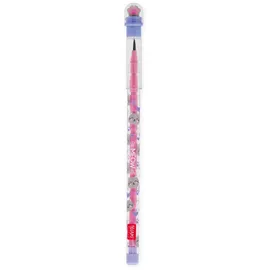 Legami Stapelbarer Bleistift mit Radiergummi Take a Tip Kitty-Motiv 11 Minen 2B mehrfarbig
