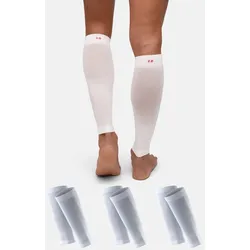 WADEN-KOMPRESSIONSSTRÜMPFE - 3-Pack - Weiß - M