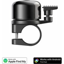 airbell Pro Fahrradklingel mit integriertem Tracker schwarz