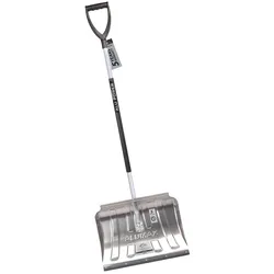 Schneeschaufel Alumax S, Schneeschieber aus Aluminium, mit Gummikante, 50x150cm