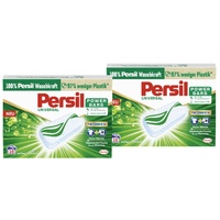 Persil Power Bars Universal Waschmittel 32 WL (2 x 16 Waschladungen), vordosiertes Vollwaschmittel mit biologisch abbaubarem Schutzfilm, für reine Wäsche & hygienische Frische für die Maschine