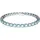 Swarovski Matrix Tennis Armband Blau Rhodiniert 5648929 Größe L