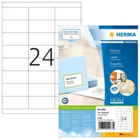 Herma Etiketten 4263 weiß 70,0 x 33,8 mm
