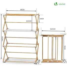 VOUNOT 7 m Holzoptik
