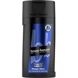 bruno banani Fragrance Magic Man Showergel, 3-in-1 Duschgel für Körper, Haar und Gesicht, mit holzig-frischem Herrenduft, 250 ml