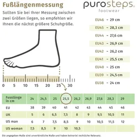 purosteps Hausschuhe Schwarz/Grün 43