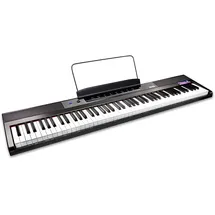 RockJam 88 Key Digital Piano Keyboard Piano with Full Size Semi-Weighted Keys, Power Supply, Sheet Music Stand, Piano Note Stickers & Simply Piano Lessons