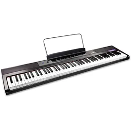 RockJam 88 Key Digital Piano Keyboard Piano with Full Size Semi-Weighted Keys, Power Supply, Sheet Music Stand, Piano Note Stickers & Simply Piano Lessons