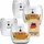 Intirilife Doppelwandiges Thermo Glas Set 0,23 l 4-tlg.