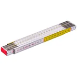 Stanley Zollstock Holz Weiß/Gelb 2 m