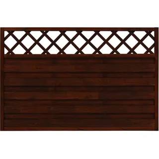 Sichtschutzzaun Element Country 120 x 180 cm braun