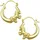 GALLAY Creolen Pferd gold Gelbgold 9Kt 17x14mm