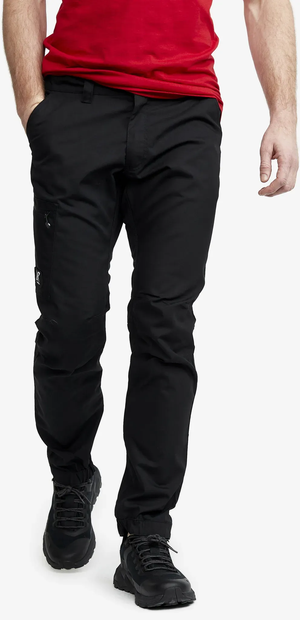 Outdoor Basic Pants Herren Black, Größe:M - Outdoorhose, Wanderhose & Trekkinghose - Schwarz