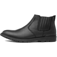 Hush Puppies Herren Gary Chelsea-Stiefel, Black, 45 EU - 45 EU