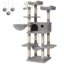 Songmics Kratzbaum XL 164 cm grau