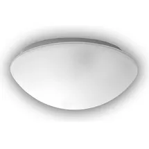 Niermann Standby Niermann 2x E27 Nurglasleuchte satiniert Klarrand, 35cm, EU - Deckenleuchte, / Deckenschale Rund, Glas mit Ø
