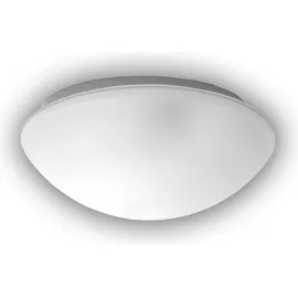 Niermann Standby Niermann 2x E27 Nurglasleuchte satiniert Klarrand, 35cm, EU - Deckenleuchte, / Deckenschale Rund, Glas mit Ø