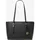 Michael Kors Quinn Medium Shopper Leder Black