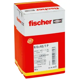 Fischer Nageldübel N 6 x 40 50 Stück