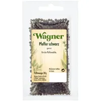 Wagner Gewürze - Pfeffer schwarz ganz | 40 g im Beutel