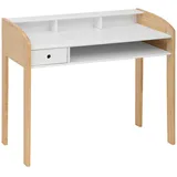 Atmosphera Kinderschreibtisch skandinavisch 100 x 52 x 85 cm Holzwerkstoff weiß