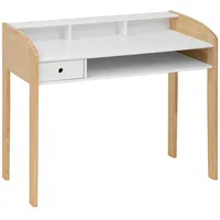 Atmosphera Kinderschreibtisch skandinavisch 100 x 52 x 85 cm Holzwerkstoff weiß