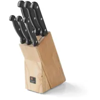Richardson Sheffield Messerblock ARTISAN Holzmesserblock inklusive 6 Küchenmesser, scharfe