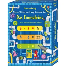 Usborne Publishing Meine Wisch-und-weg-Lernkarten: Das Einmaleins