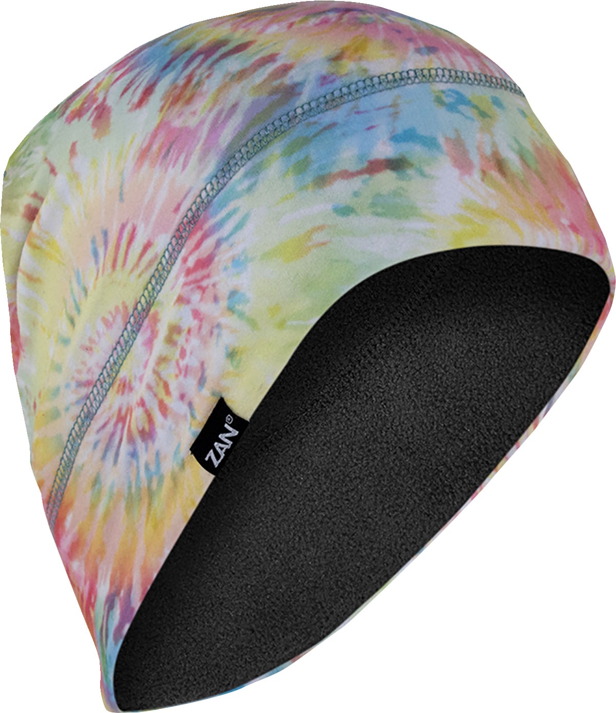 Zan Headgear SF Fleece Tie Dye Sunburst, Pastel, casque bonnet - Jaune/Bleu/Rouge - Taille unique