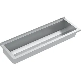 KWC AR Waschrinne, PLANOX, Edelstahl, W.-Mont., 1000x210x382 mm, o. Arm-bank