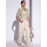 CREATION L Strickpullover gemustert Beige 38
