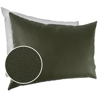 Kisska Kissenbezug Kunstleder Dekokissen Sofakissen Leder-Kissenbezüge Kissenhülle Kissen KUMO
