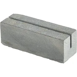 Kartenhalter länglich, Schiefer - 9x3x3cm