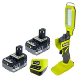 RYOBI RSL18-0 Akku Projektleuchte 18 V 800 Lumen + 2x Akku 5,0 Ah + Ladegerät