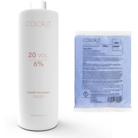 COLOR.IT Cream Entwickler 6% 1000ml + Blondierpulver 500g