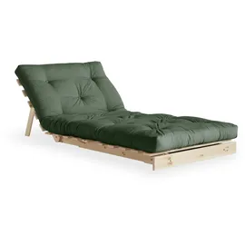 Karup Schlafcouch Baumwolle/Polyester 2-Sitzer Grün