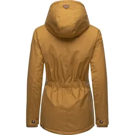 Ragwear Damen warme kurze Winterjacke mit Kapuze Monade Intl Camel22 Gr. XL - XL