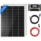 Gliese 120W Solarpanel Kit Solaranlage Inselanlage Solar Set für Garten Haus Wohnmobil