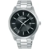 LORUS Quarzuhr Classic, Armbanduhr, Herrenuhr, Edelstahlarmband, analog, Tag silberfarben